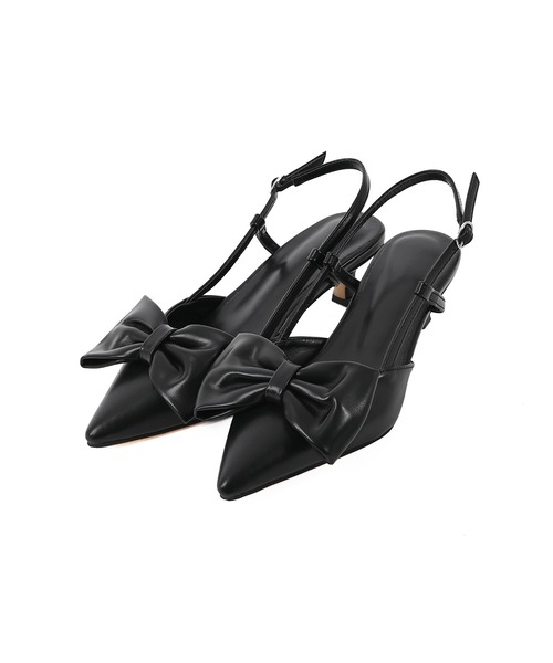 【Narcissus】リボンパンプス 黒 美品 ZOZOTOWN Narcissus パンプス 「Narcissus」リボンパンプス : ZOZOTOWN