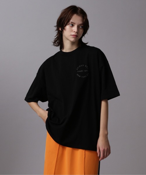 AVIREX tシャツ VARSITY LOGO T-SHIRT/バーシティーロゴティー