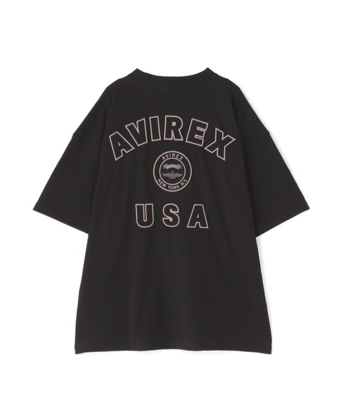 tシャツ L/S VARSITY LOGO T-SHIRT/ バーシティロゴTシャツ レディース AVIREX tシャツ L/S VARSITY LOGO T-SHIRT/ バーシティロゴT
