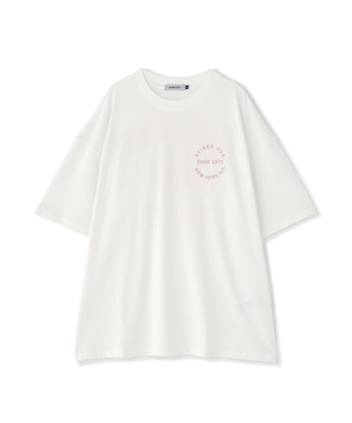 AVIREX tシャツ VARSITY LOGO T-SHIRT/バーシティーロゴティー