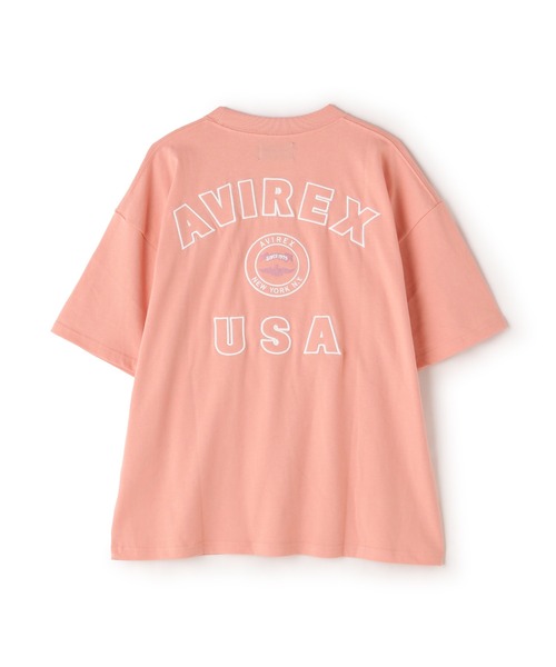 AVIREX tシャツ VARSITY LOGO T-SHIRT/バーシティーロゴティー