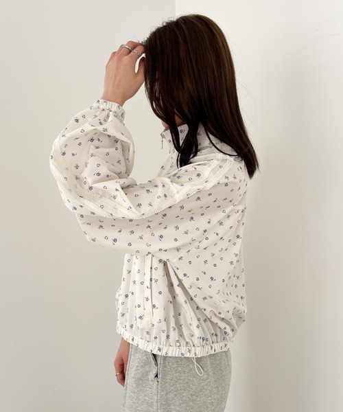ANDREA&Co. ブルゾン Heather ブルゾン アウター フリルテープナイロンブルゾン