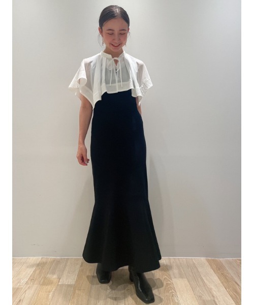 SNIDEL（スナイデル） 半袖ワンピース 0 グレー レディース : ZOZOTOWN