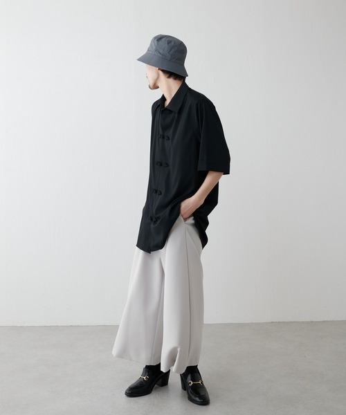 KIJIMA TAKAYUKI 黒 レザー ハット サイズ2 KIJIMA TAKAYUKI - 新品 KIJIMA TAKAYUKI ホースレザー