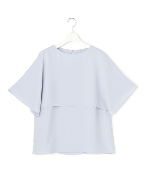 23区（ニジュウサンク） tシャツ ストレッチジョーゼット ケープ