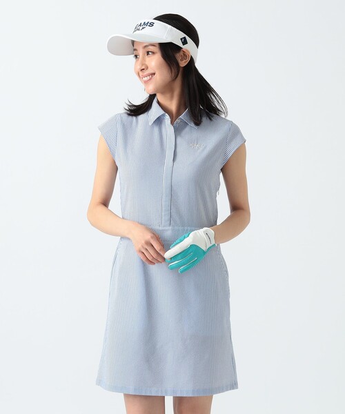 ワンピース PURPLE LABEL / ウエスト切り替え シャツ ワンピース