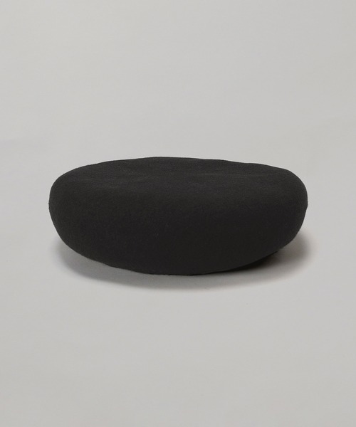 新品　KIJIMA TAKAYUKI ベレー帽 黒 KIJIMA TAKAYUKI 「KIJIMA TAKAYUKI」 ベレー帽 FREE ブラック