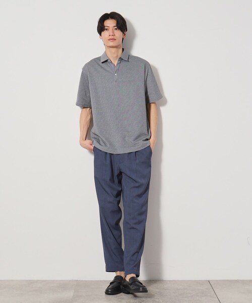 THE SHOP TK ポロシャツ シャンブレーカノコスキッパー