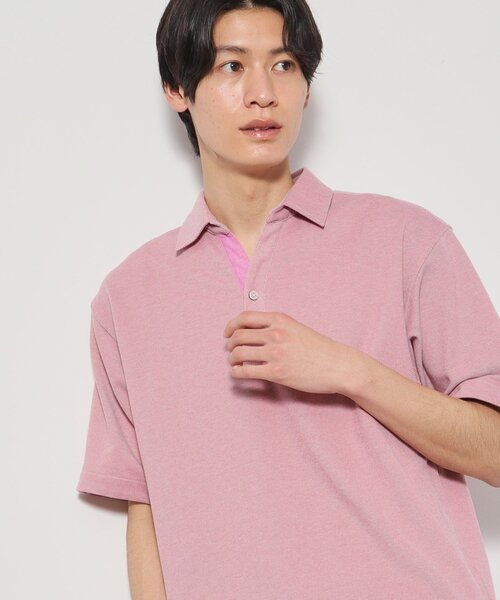 THE SHOP TK ポロシャツ シャンブレーカノコスキッパー
