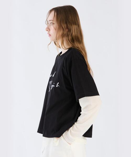To b. by agnes tシャツ ラブトゥーオールTシャツ レディース