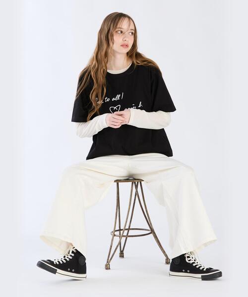 tシャツ ラブトゥーオールTシャツ レディース To b. by agnes tシャツ ラブトゥーオールTシャツ レディース