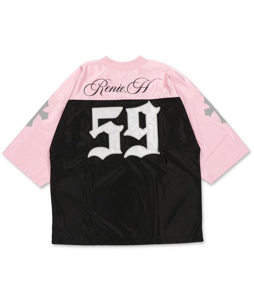 SPINNS tシャツ オーバーサイズユニフォームTシャツ/クロス59
