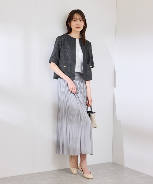 【新品未使用】ロペピクニック　ツィードぺプラムジレ ROPÉ PICNIC(ロペピクニック)通販｜J'aDoRe JUN ONLINE