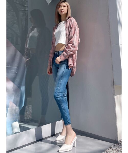 デニム・ジーパン Golden  'Melody' Jeans GYDA ジーンズ デニム デニムパンツ ミドルウエストSHAPELY