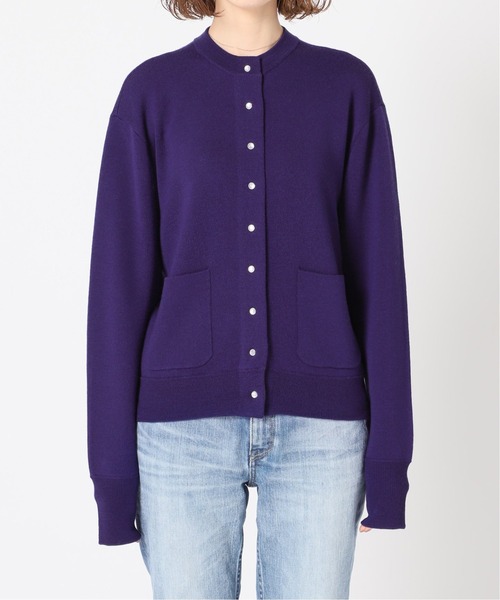IENA イエナ カシミヤ 100％ ニット カーディガン ラベンダー 紫 IENA イエナ カシミヤ 100％ ニット カーディガン ラベンダー 紫