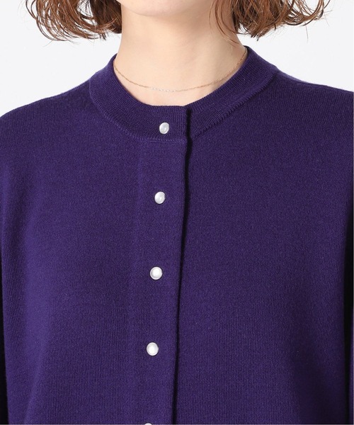 IENA イエナ カシミヤ 100％ ニット カーディガン ラベンダー 紫 IENA（イエナ） ニットカーディガン FREE ブラック レディース