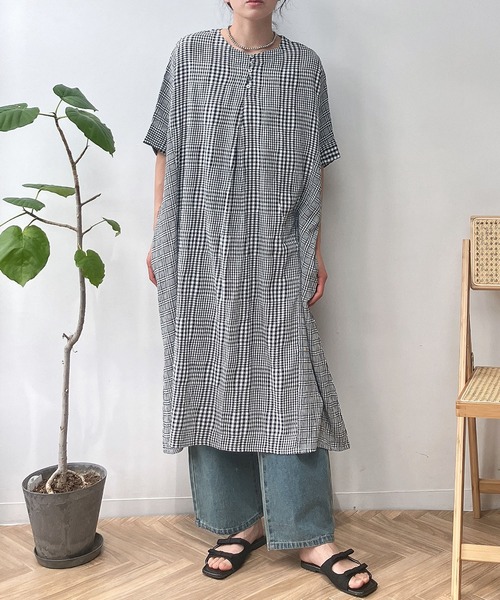 美品【アズノウアズオオラカ】花柄 　ロングワンピース サイズ1 　ゆったり アズノウアズ ワンピース 花柄のおすすめ人気商品一覧 通販