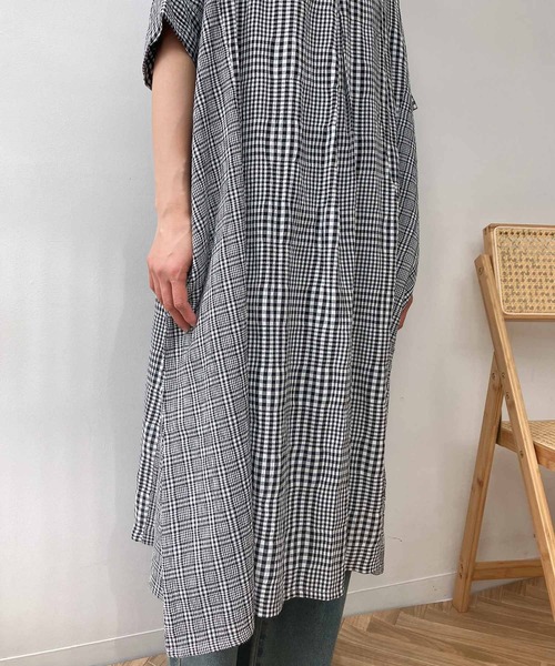 AS KNOW AS（アズノゥアズ） ワンピース ○釦並んで前タックワンピース