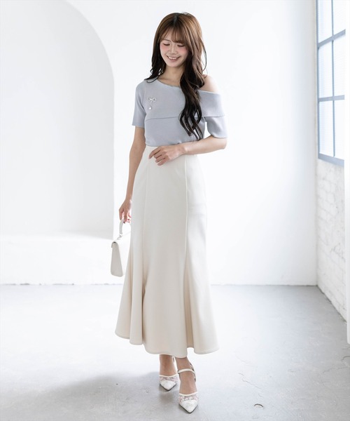 CLEAR BASIC ロング スカート 夏 「低身長対応／サイズ展開あり