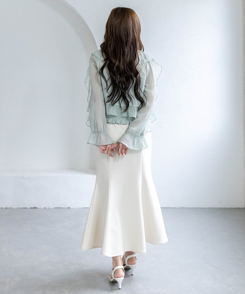 CLEAR BASIC スカート 「低身長対応／サイズ展開あり」ロング丈