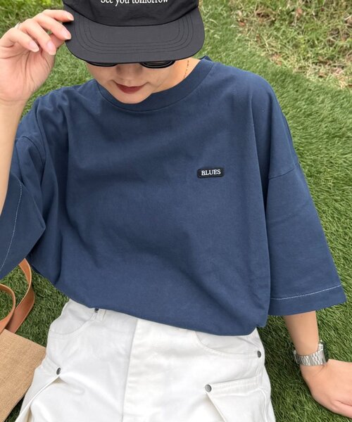 tシャツ 「ユニセックス」オーバーダイボックスロゴステッチTee メンズ レディース | CIAOPANIC TYPY