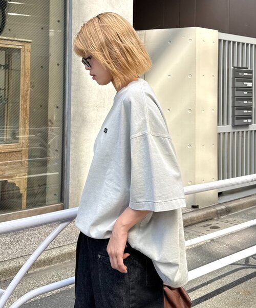 tシャツ 「ユニセックス」オーバーダイボックスロゴステッチTee メンズ レディース | CIAOPANIC TYPY | 19
