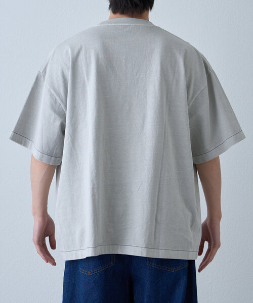 tシャツ 「ユニセックス」オーバーダイボックスロゴステッチTee メンズ レディース | CIAOPANIC TYPY | 11