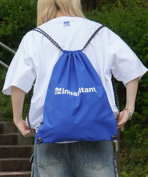 インハビタントバックパック INHABITANT】ワンポイント ブランドロゴプリント ベーシック