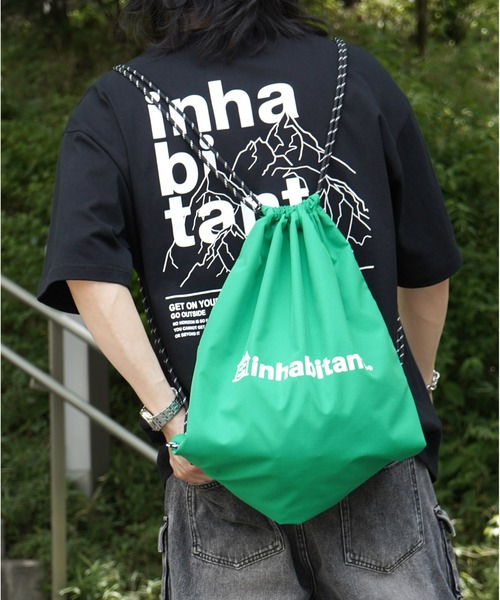 inhabitant デイバック リュック 「INHABITANT」ワンポイント