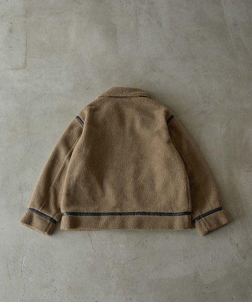 「EMMA CLOTHES」 ジップアップブルゾン M アイボリー メンズ_画像5