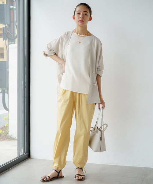 【Loungedress】サテンロンTブラウス Loungedress（ラウンジドレス） ブラウス シャツ サテンロンTブラウス