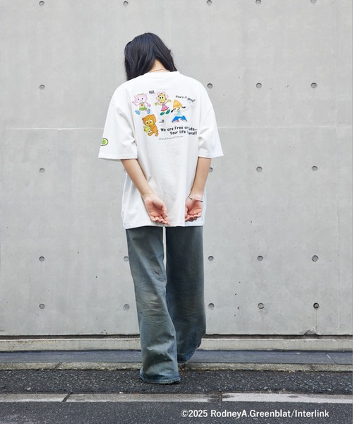 tシャツ 「Parappa The Rapper×LAROUTE」パラッパ ラッパー / プリントTシャツ /  半袖 / ユニセックス「WEB限定」 Parappa The Rapper×LAROUTE】パラッパ ラッパー / プリントT
