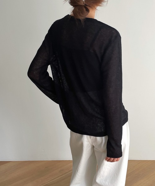 「CANAL JEAN」 「el mar」長袖カットソー ONE SIZE クリーム レディース CANAL JEAN 「CANAL JEAN」 「El mar」長袖カットソー ONE SIZE