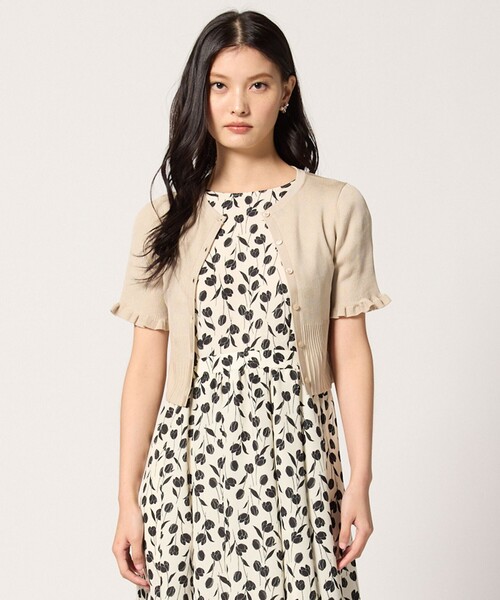 TOCCA カーディガン HALF SLEEVE AJISAI 半袖カーディガン