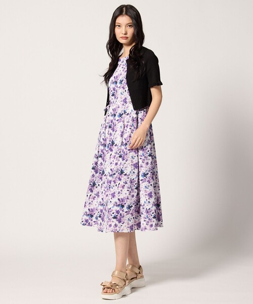 カーディガン HALF SLEEVE AJISAI  半袖カーディガン レディース TOCCA カーディガン HALF SLEEVE AJISAI 半袖カーディガン