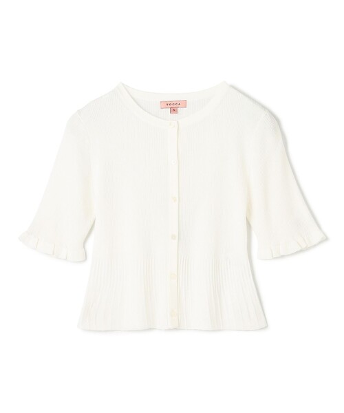 カーディガン HALF SLEEVE AJISAI  半袖カーディガン レディース TOCCA カーディガン HALF SLEEVE AJISAI 半袖カーディガン
