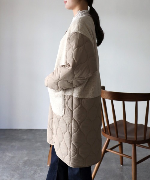 「Riberry」 中綿コート MEDIUM ブラック レディース_画像5