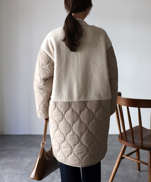 「Riberry」 中綿コート MEDIUM ブラック レディース_画像6