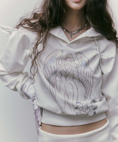 SCULPTOR パーカー 「Sculptor X Ed Hardy」 Angel Hoodie