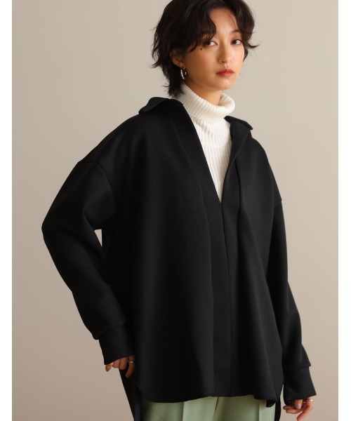 「Re:EDIT」 長袖カットソー MEDIUM アイボリー レディース