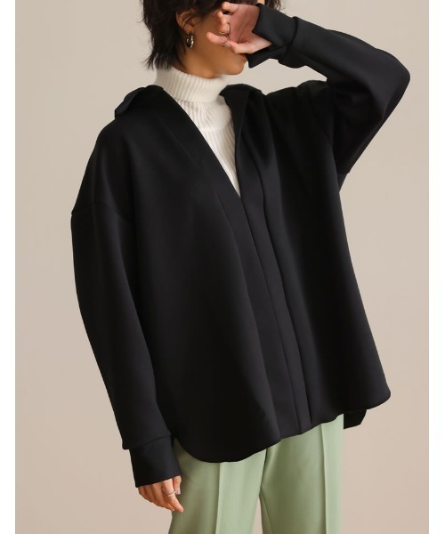 「Re:EDIT」 長袖カットソー MEDIUM アイボリー レディース