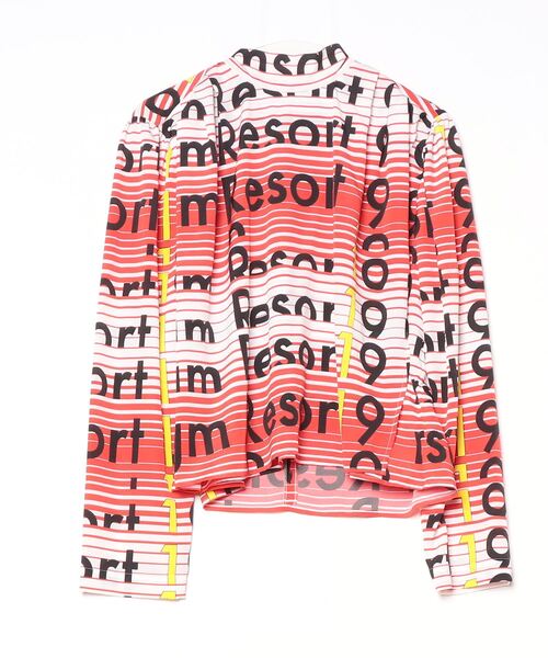 「MSGM」 長袖ブラウス 40 レッド レディース