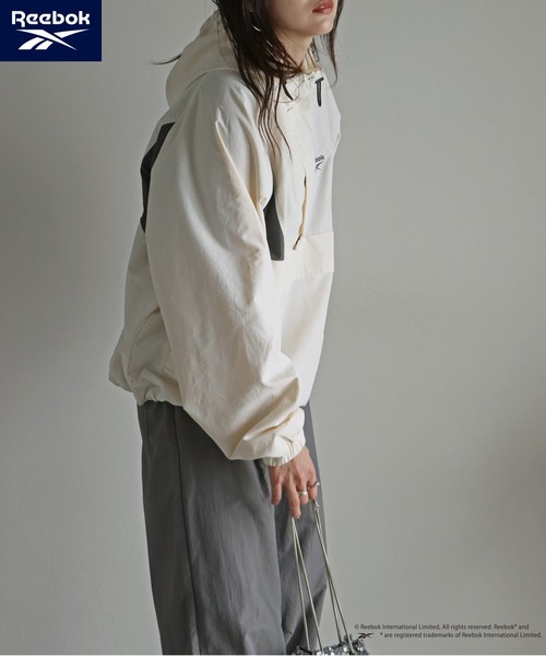 「COURO」 「Reebok」ブルゾン L カーキ レディース