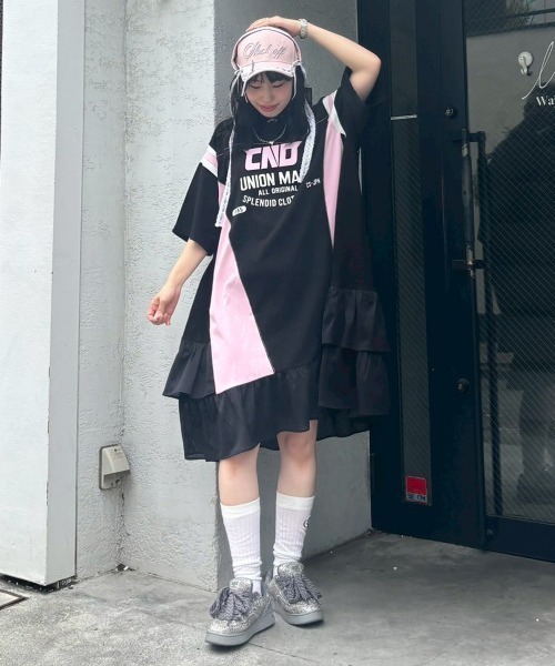 Candy Stripper CND TRACK ONE-PIECE レッド Candy Stripper（キャンディーストリッパー） ワンピース CND UNIFORM