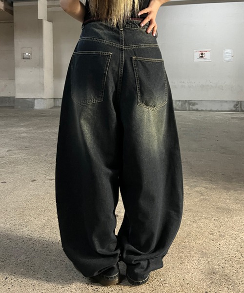 ジーンズ デニム デニムパンツ サイドスターカーブデニム レディース