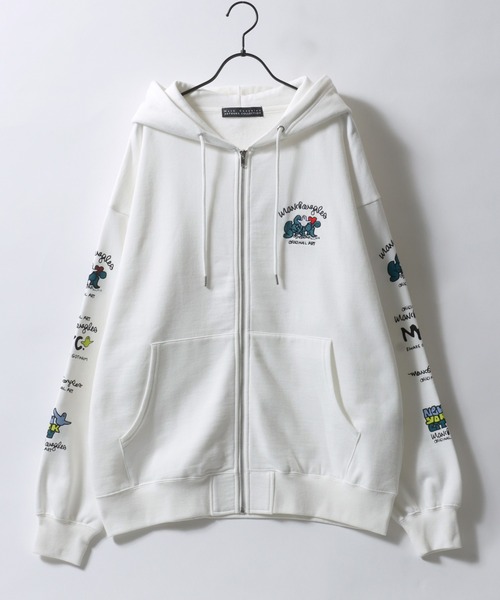 MARK GONZALES　ジップアップパーカー Mark Gonzales 「Mark Gonzales」 ジップアップパーカー M