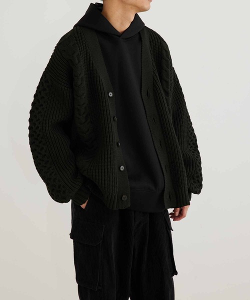 ADAM ET ROPE'（アダムエロペ） カーディガン 「WEB限定」ボリューム