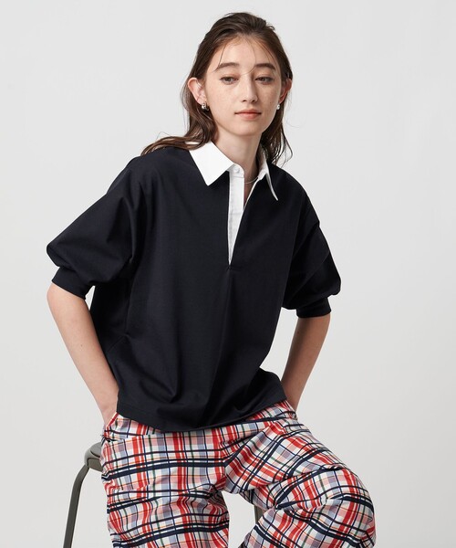ユナイテッドアローズ UNITED ARROWS 黒 バルーンスリーブ UNITED ARROWS｜ポンチ バルーンスリーブ カットソー | Rakuten