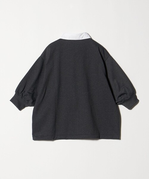 UNITED ARROWS ポロシャツ ポロ バイカラーバルーンスリーブ