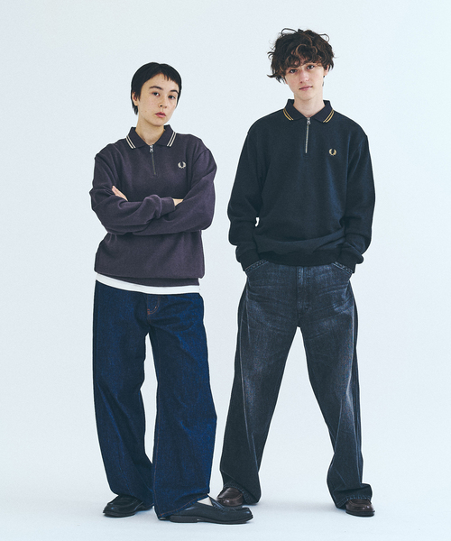 FREDPERRY スウェット　黒 FRED PERRY トレーナー スウェット / フレッドペリー417別注